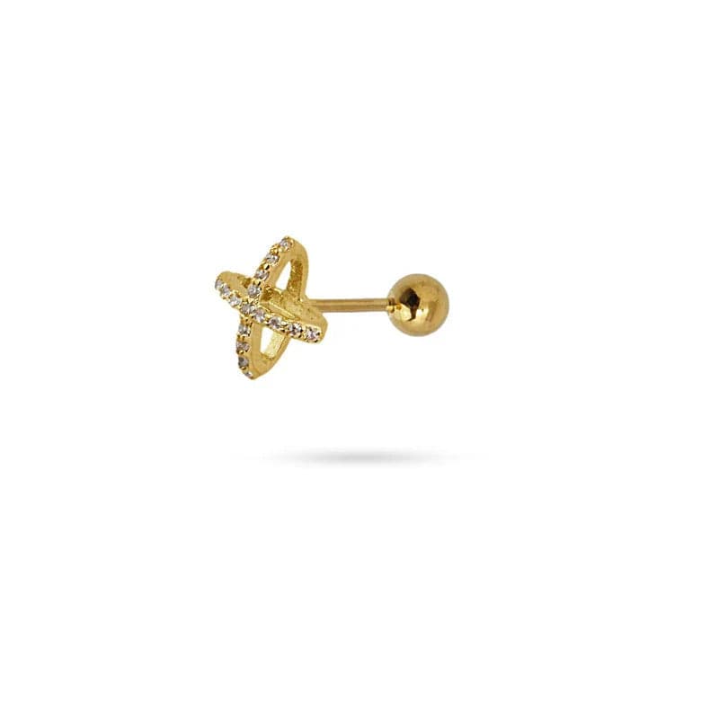 Anartxy - ORECCHINO Eva Piercing in Piercing a bottone Alba Gioielli - Casoria, commercioVirtuoso.it