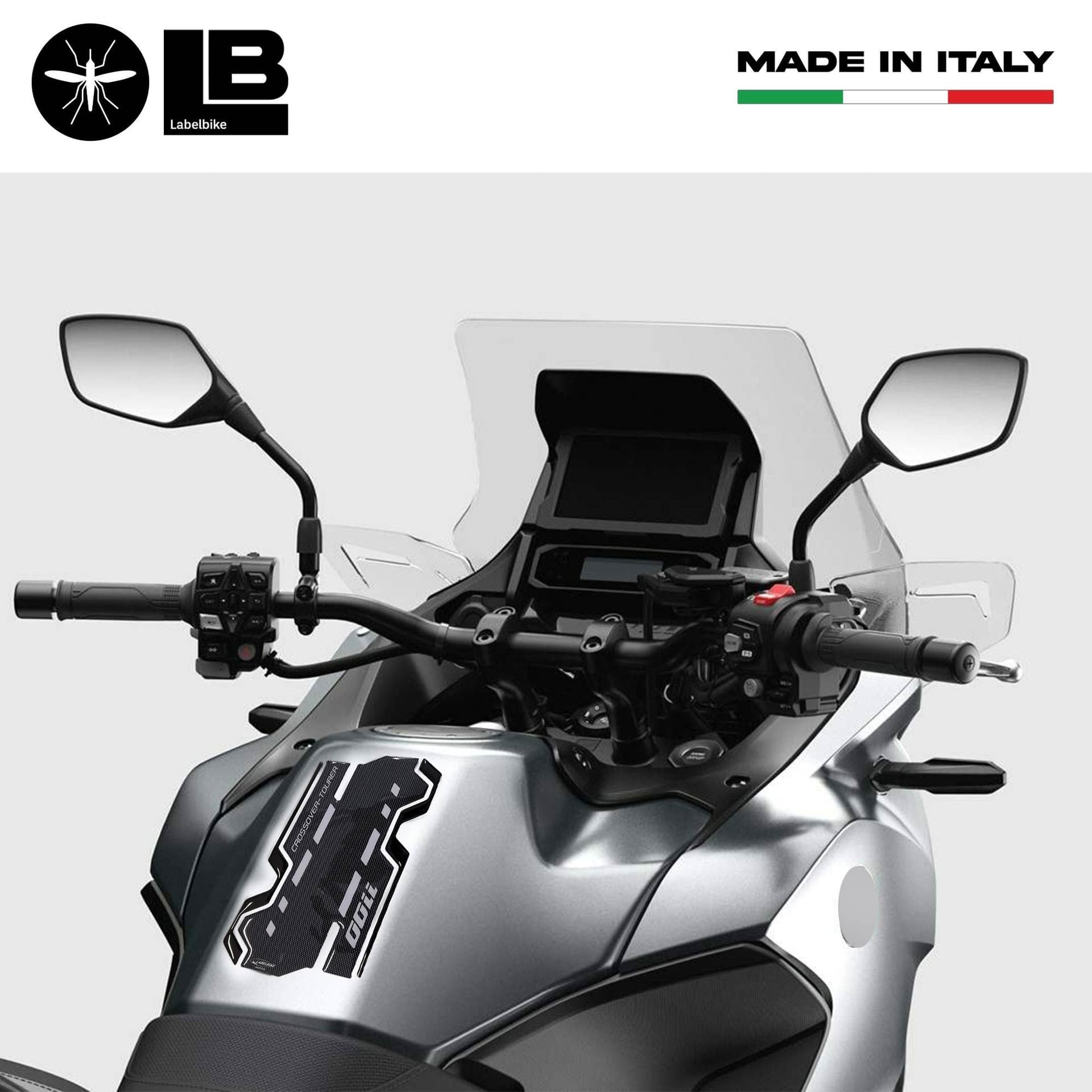 Adesivo resina gel 3D Paraserbatoio moto compatibile con Honda Nt1100 2022-2023 in Decalcomanie adesivi e magneti LabelBike - Bibbiano, commercioVirtuoso.it