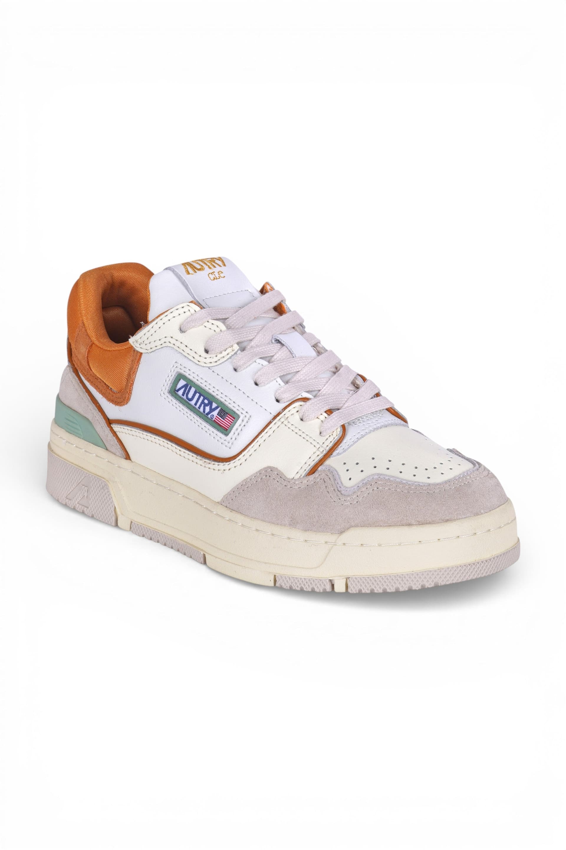 AUTRY Autry - Sneakers - 470546 - Beige/Arancione da donna in Sneaker casual Drestige - Casamassima, commercioVirtuoso.it