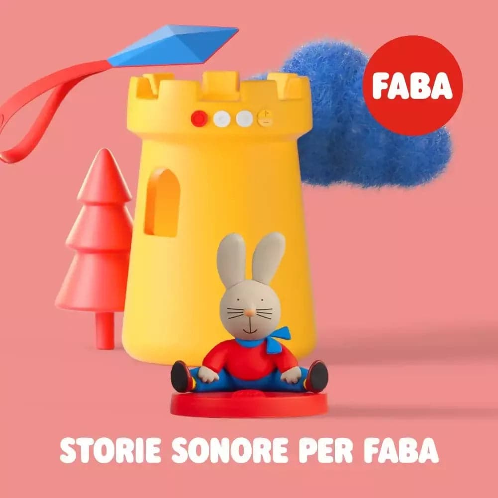 FABA I Racconti di Giulio Coniglio - storie e fiabe sonore - Personaggio Sonoro per Raccontastorie FABA - Statuina Sonora Interattiva per Bambini - RACCONTASTORIE NON INCLUSO in Libri interattivi Sanitaria Gioia del Bimbo - Villa San Giovanni, commercioVirtuoso.it