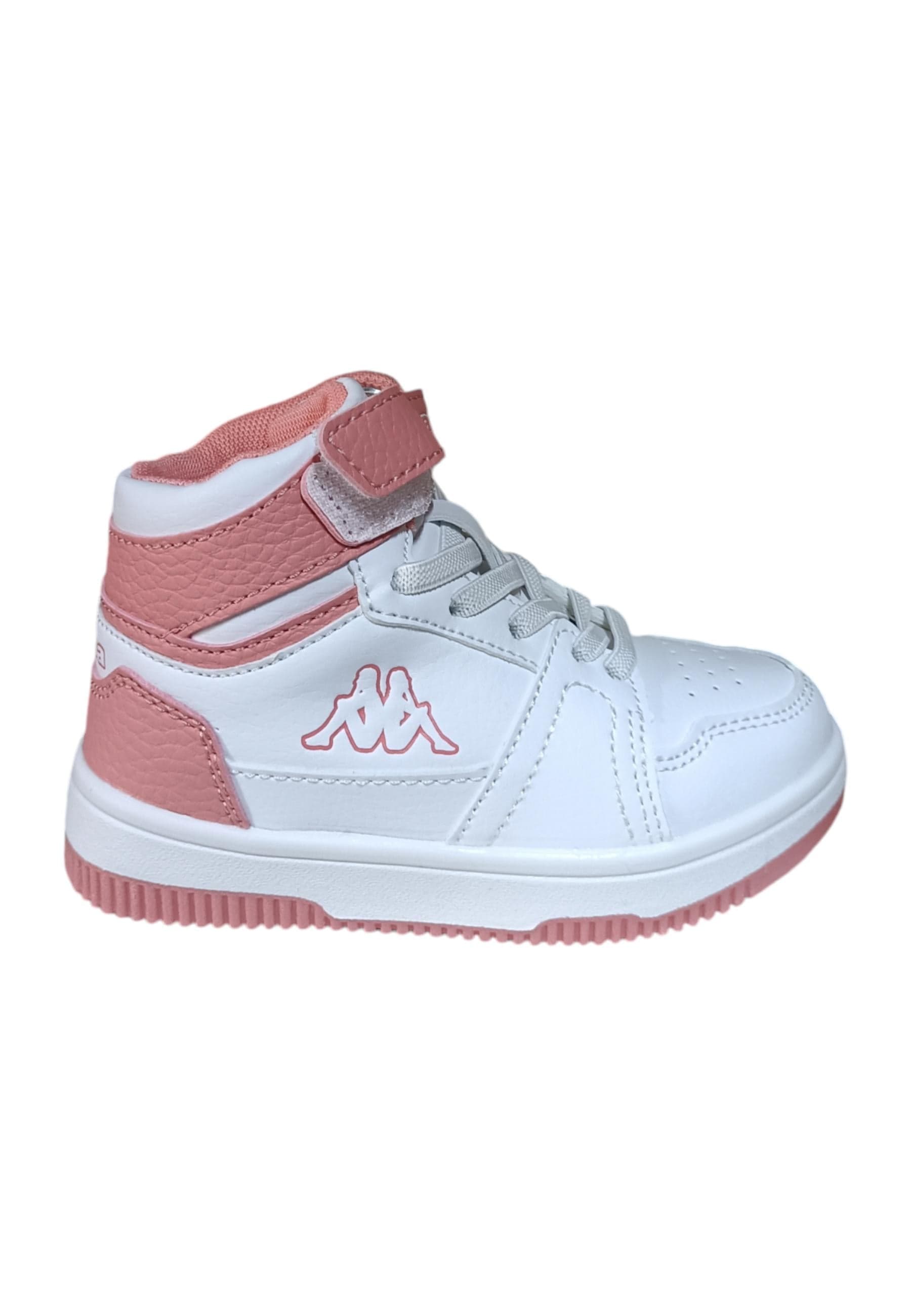 Scarpe sneakers Bambini e ragazzi Kappa KV1  bianco-nero laccio elastico e velcro - 11