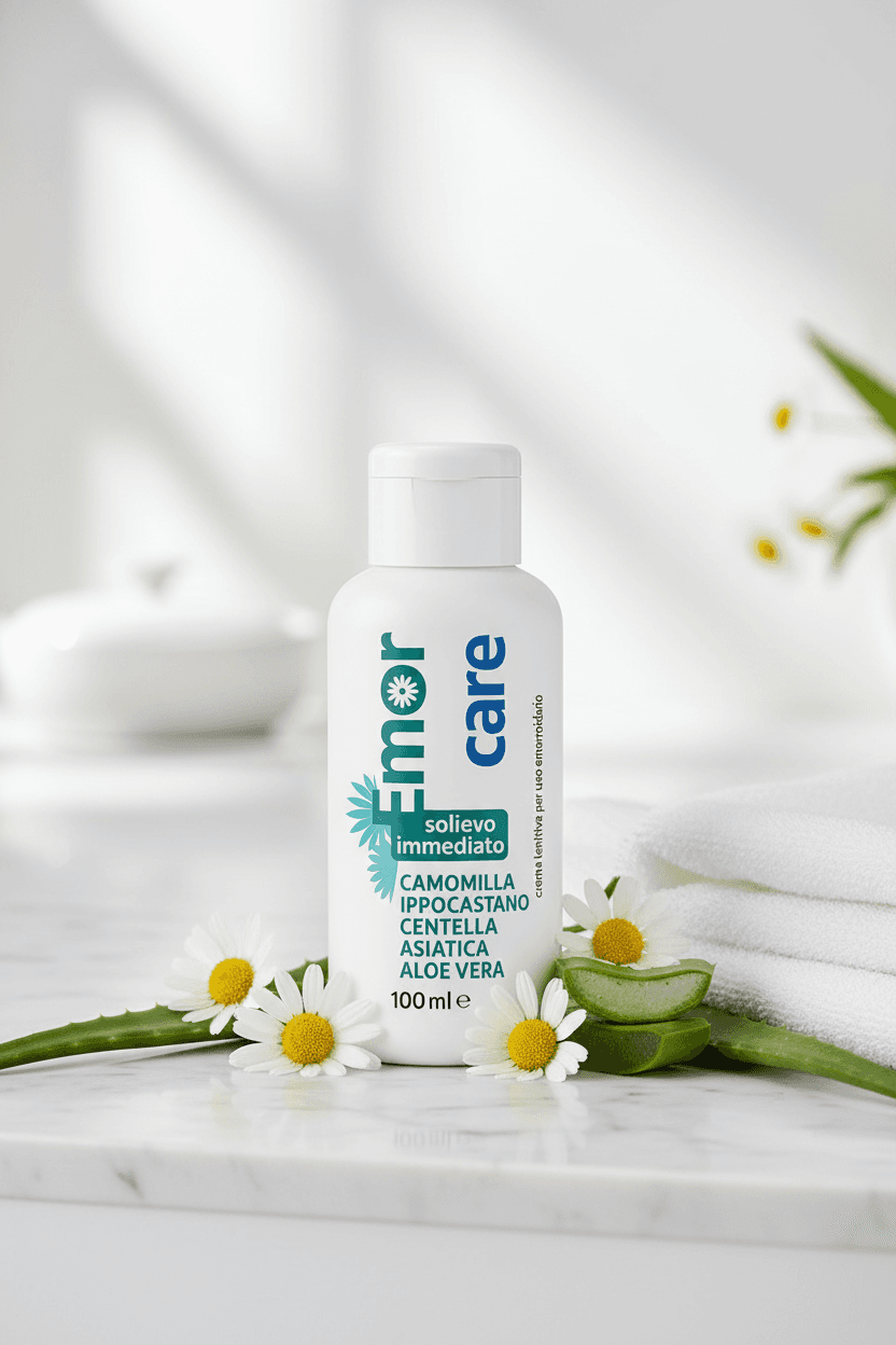Emorcare Crema Emorroidi e Ragadi | Pomata Lenitiva con Aloe Vera e Ingredienti Naturali - 100ml in Rimedi omeopatici BasketGuru Italia - Palermo, commercioVirtuoso.it