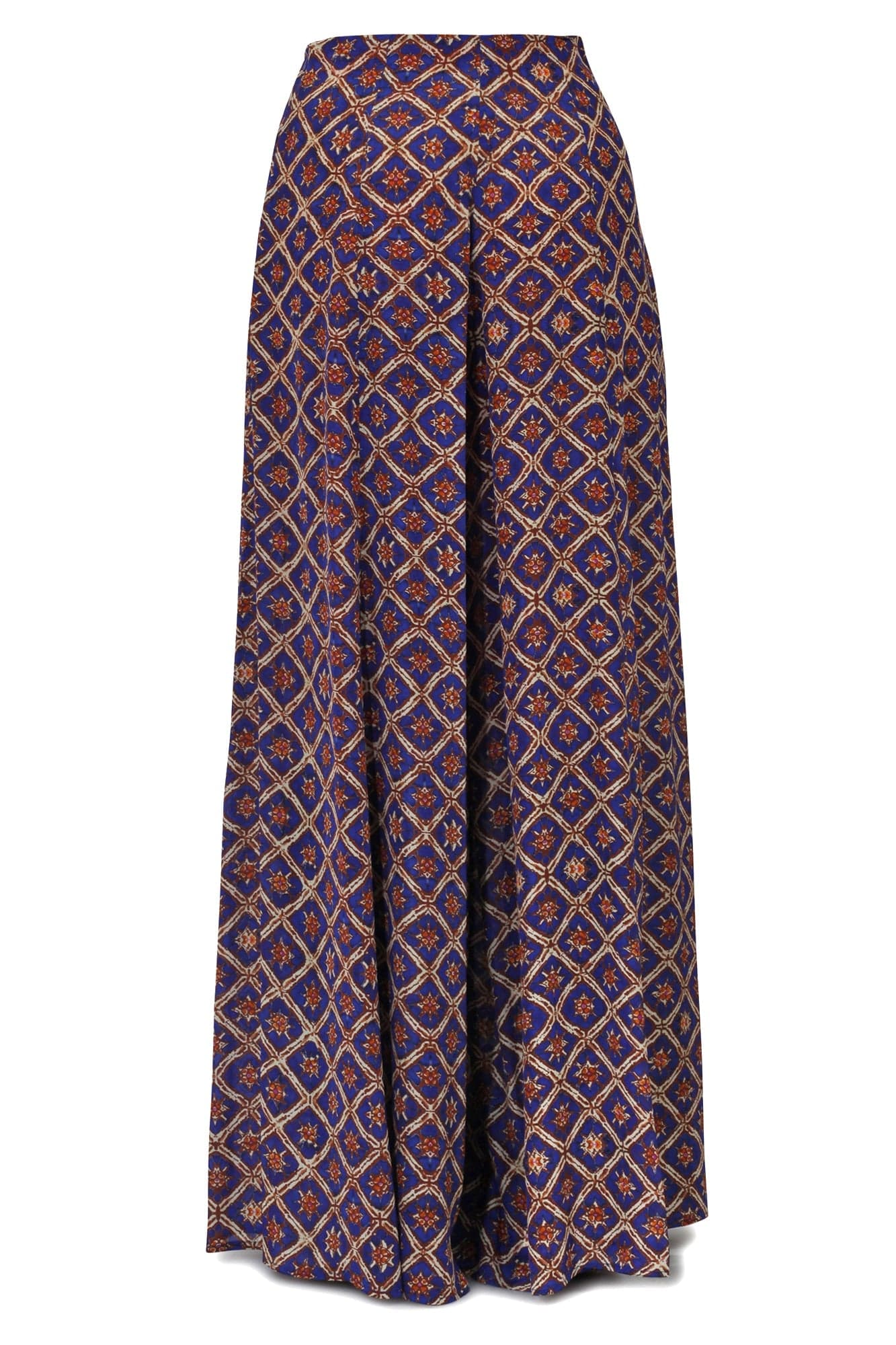 MALIPARMI Maliparmi - Pantalone - 450750 - Blu/Marrone da donna in Pantaloni Drestige - Casamassima, commercioVirtuoso.it