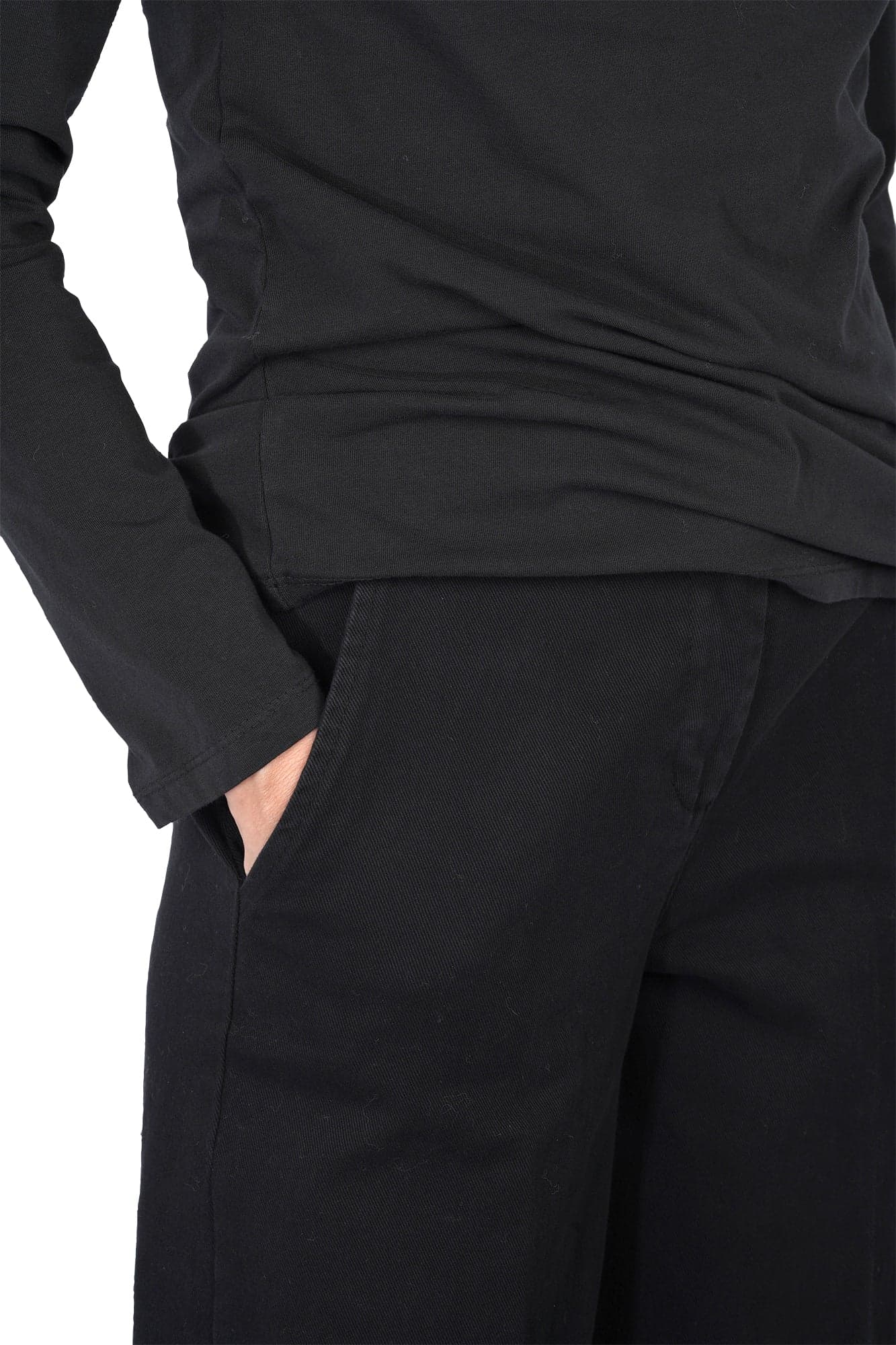 LA FEMME BLANCHE La Femme Blanche - Pantalone - 461379 - Nero da donna in Pantaloni Drestige - Casamassima, commercioVirtuoso.it