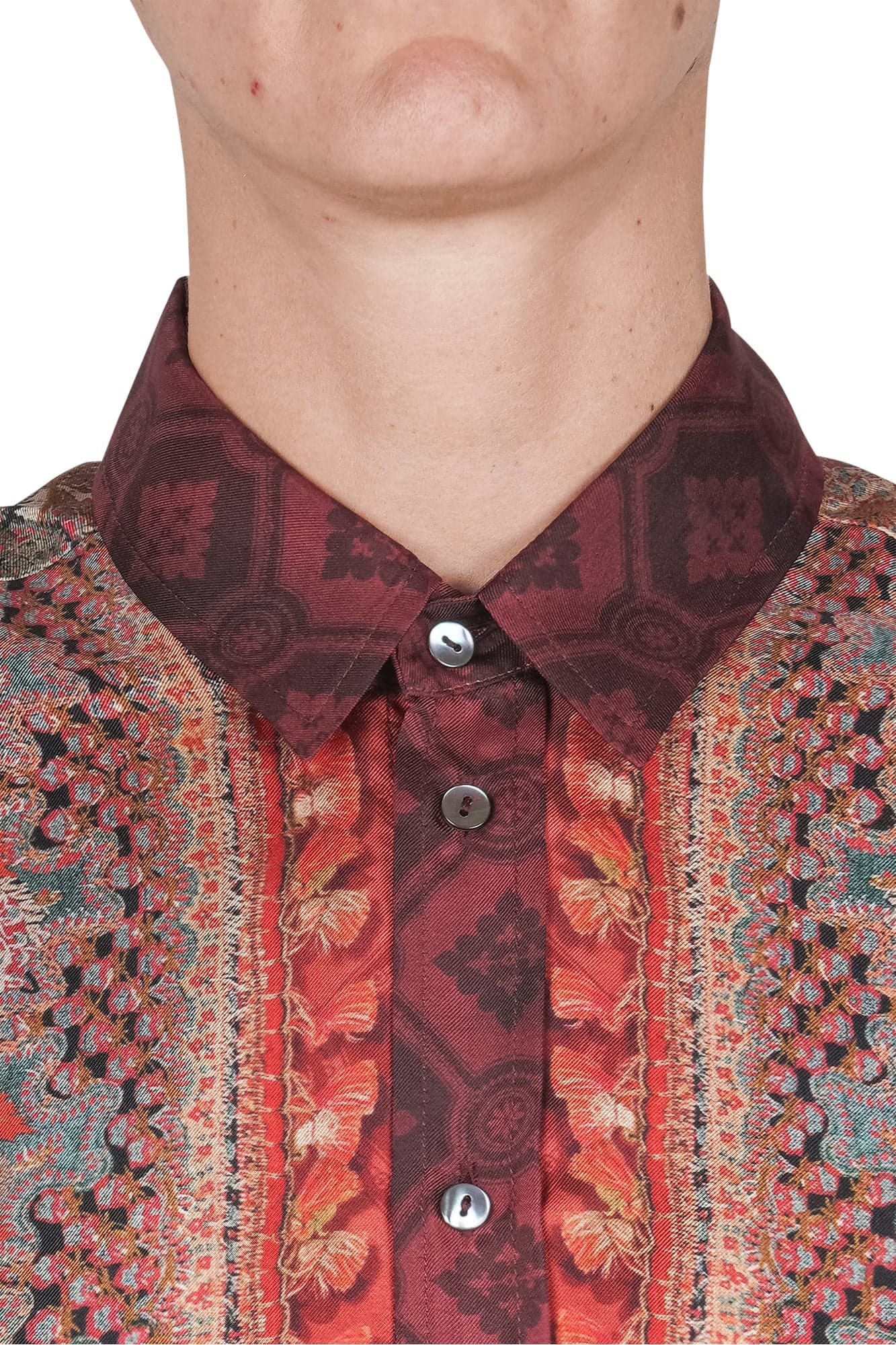 PIERRE-LOUIS MASCIA Pierre-Louis Mascia - Camicia - 460172 - Fantasia Bordeaux da donna in Bluse e camicie Drestige - Casamassima, commercioVirtuoso.it