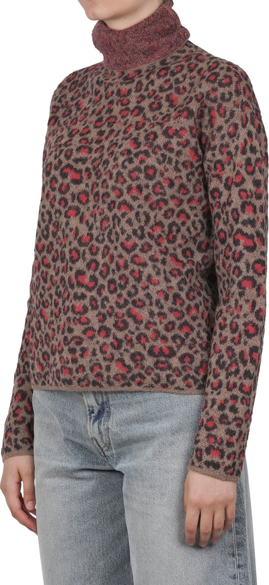 ALESSIA SANTI Alessia Santi - Maglia - 460328 - Beige/Rosso da donna in Canotte e top Drestige - Casamassima, commercioVirtuoso.it