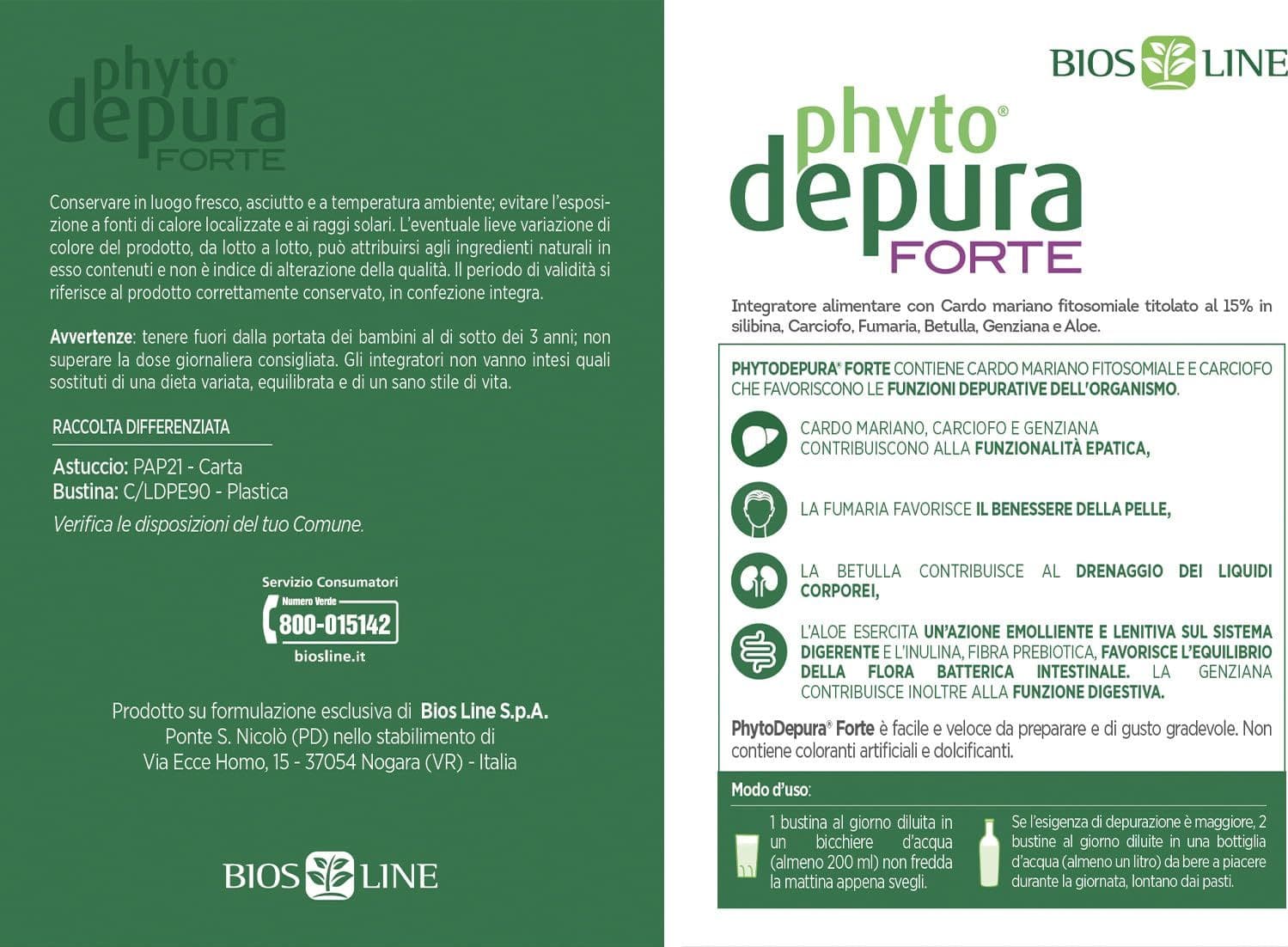 PhytoDepura Forte 30 bustine 10 ml in Carciofo Naturopatica Shop & Therapy - Reggio Calabria, commercioVirtuoso.it