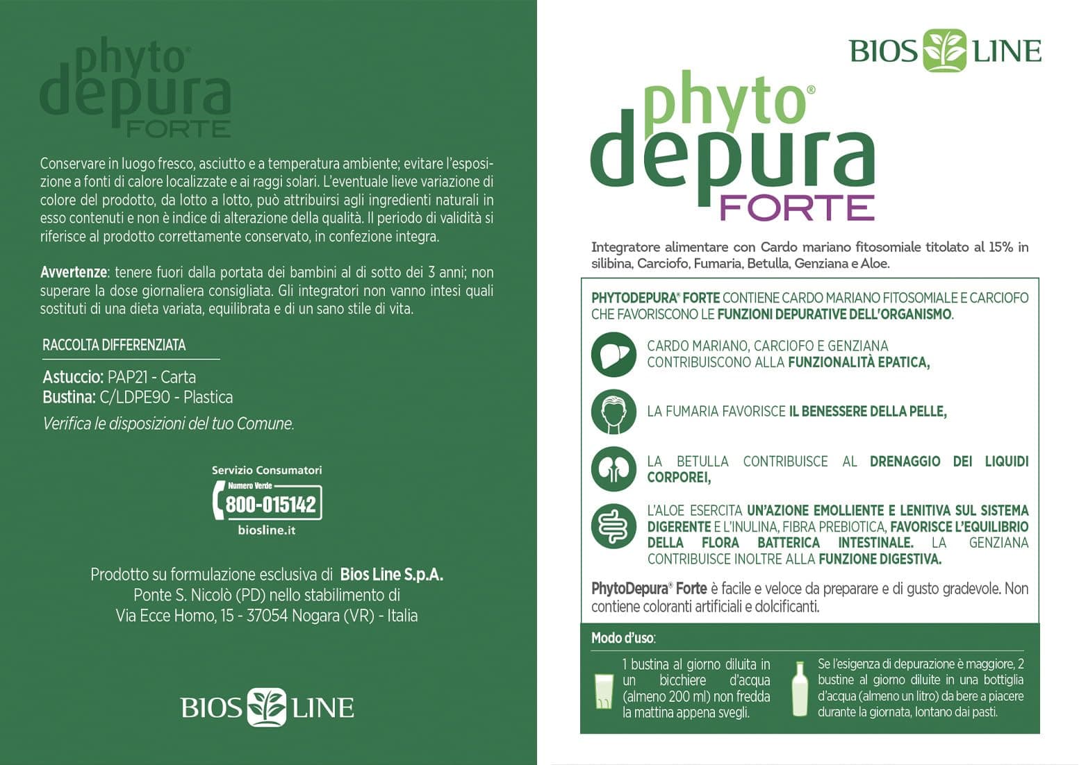 PhytoDepura Forte 30 bustine 10 ml in Carciofo Naturopatica Shop & Therapy - Reggio Calabria, commercioVirtuoso.it