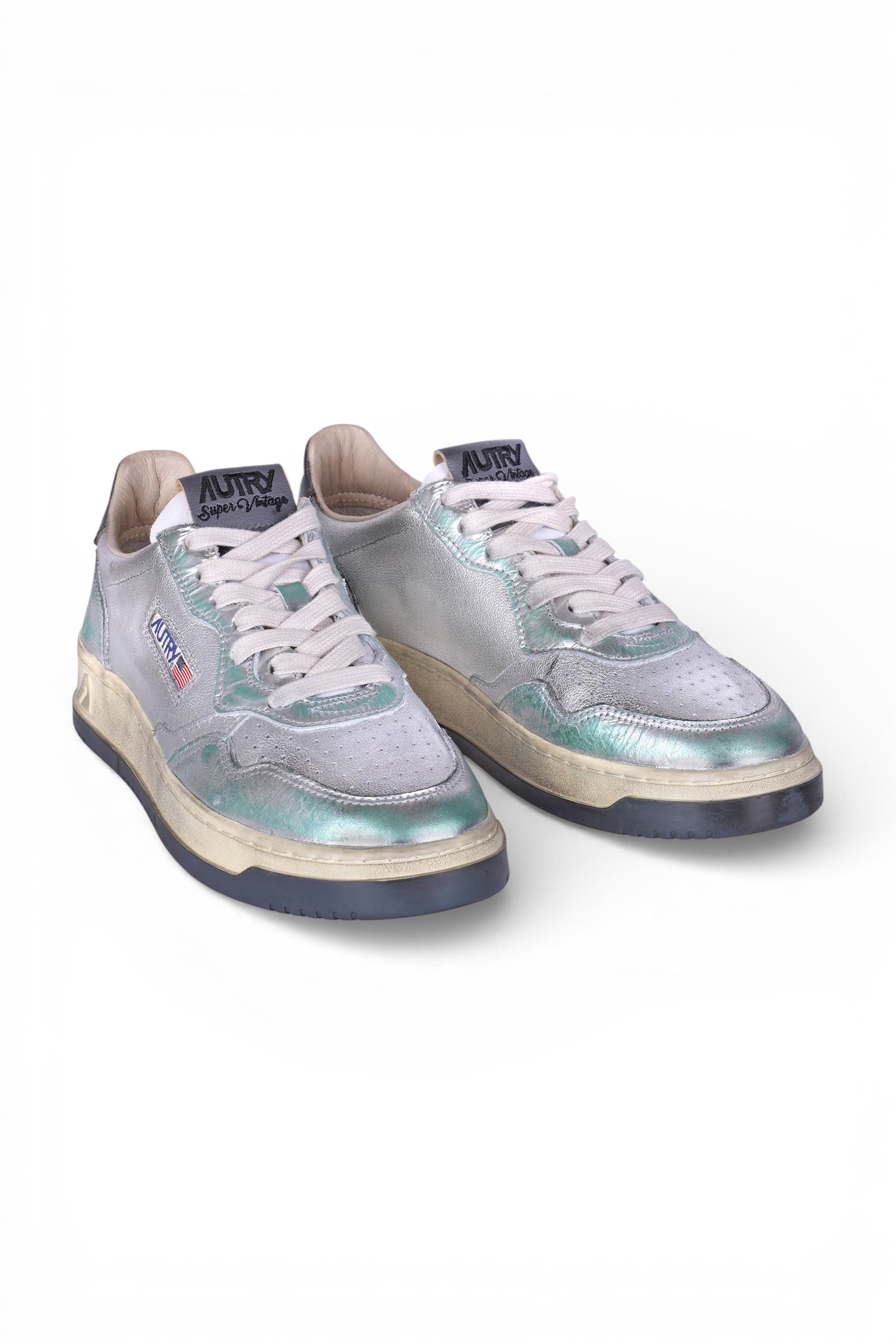 AUTRY Autry - Sneakers - 470540 - Verde/Argento da donna in Sneaker casual Drestige - Casamassima, commercioVirtuoso.it