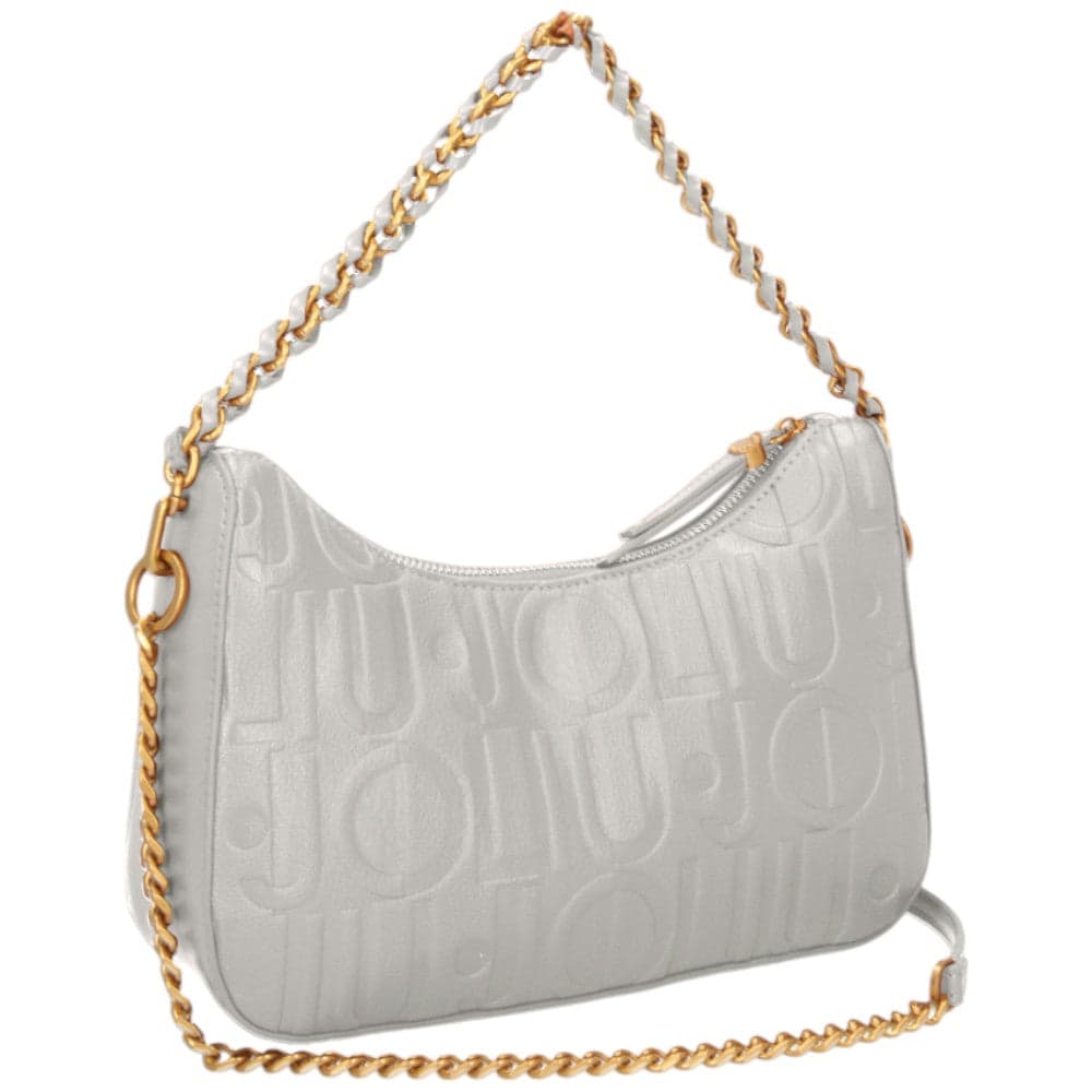 Liu Jo borsa a spalla hobo crema con logo linea Adonide AA5056E0538 Borse Liu Jo