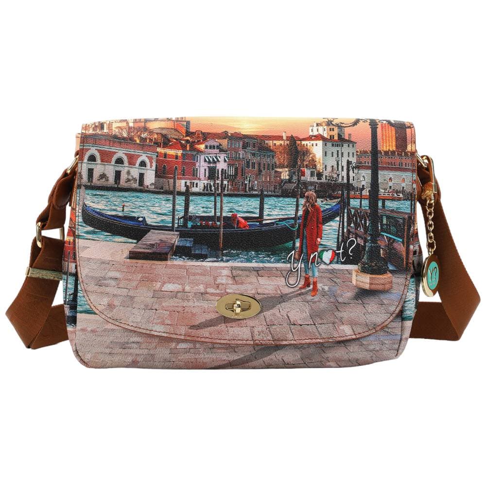 YNot flap tracolla stampa Venice Sunset YES631F4 Borse YNot