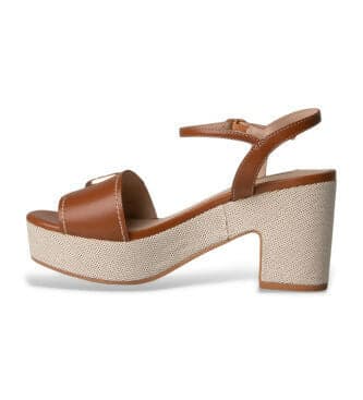 LiuJo Donna Sandali in pelle Cuoio in Scarpe col tacco Cantali Calzature - Randazzo, commercioVirtuoso.it