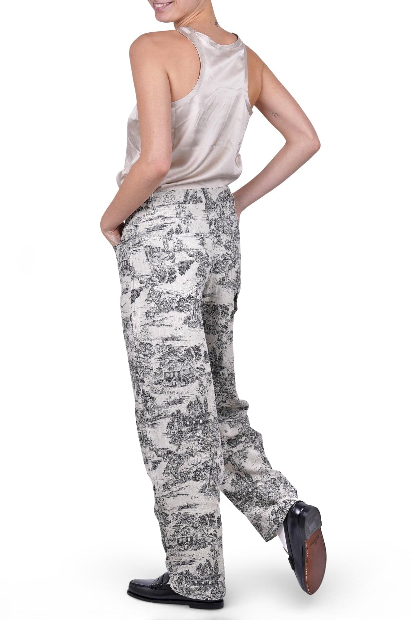 8PM 8pm - Pantalone - 470457 - Fantasia Grigio da donna in Pantaloni Drestige - Casamassima, commercioVirtuoso.it