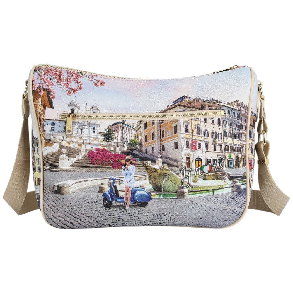 YNot borsa a tracolla shoulder bag stampa Vacanza Romana YES370S5 Borse YNot