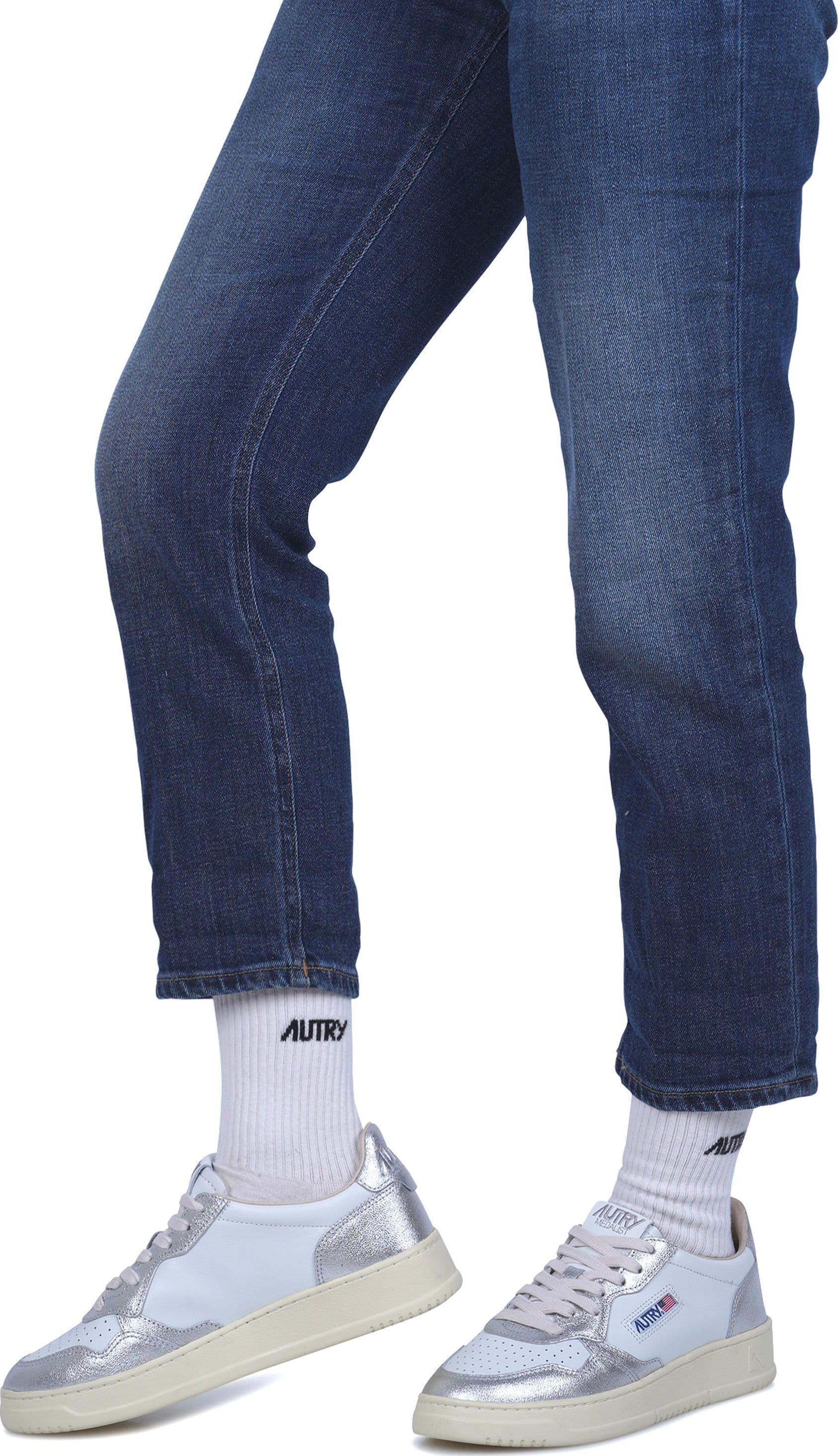AUTRY Autry - Sneakers - 470561 - Bianco/Argento da donna in Sneaker casual Drestige - Casamassima, commercioVirtuoso.it