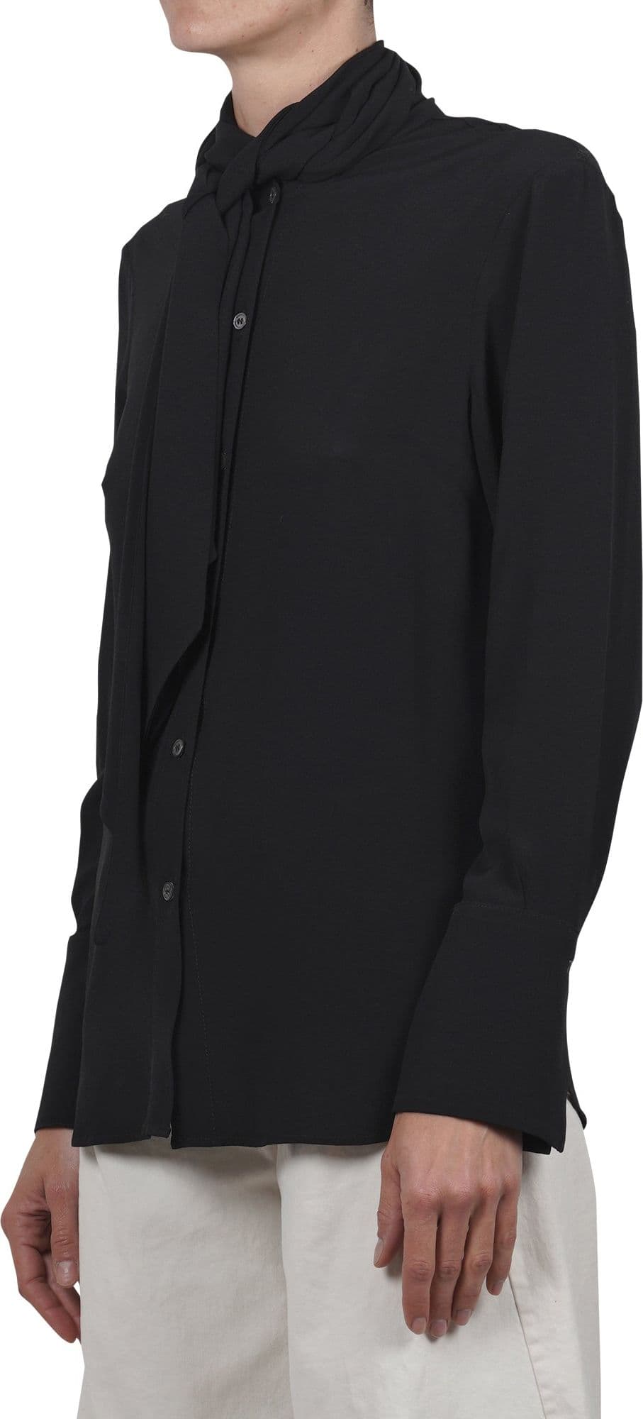 GRIFONI Grifoni - Camicia - 461275 - Nero da donna in Bluse e camicie Drestige - Casamassima, commercioVirtuoso.it