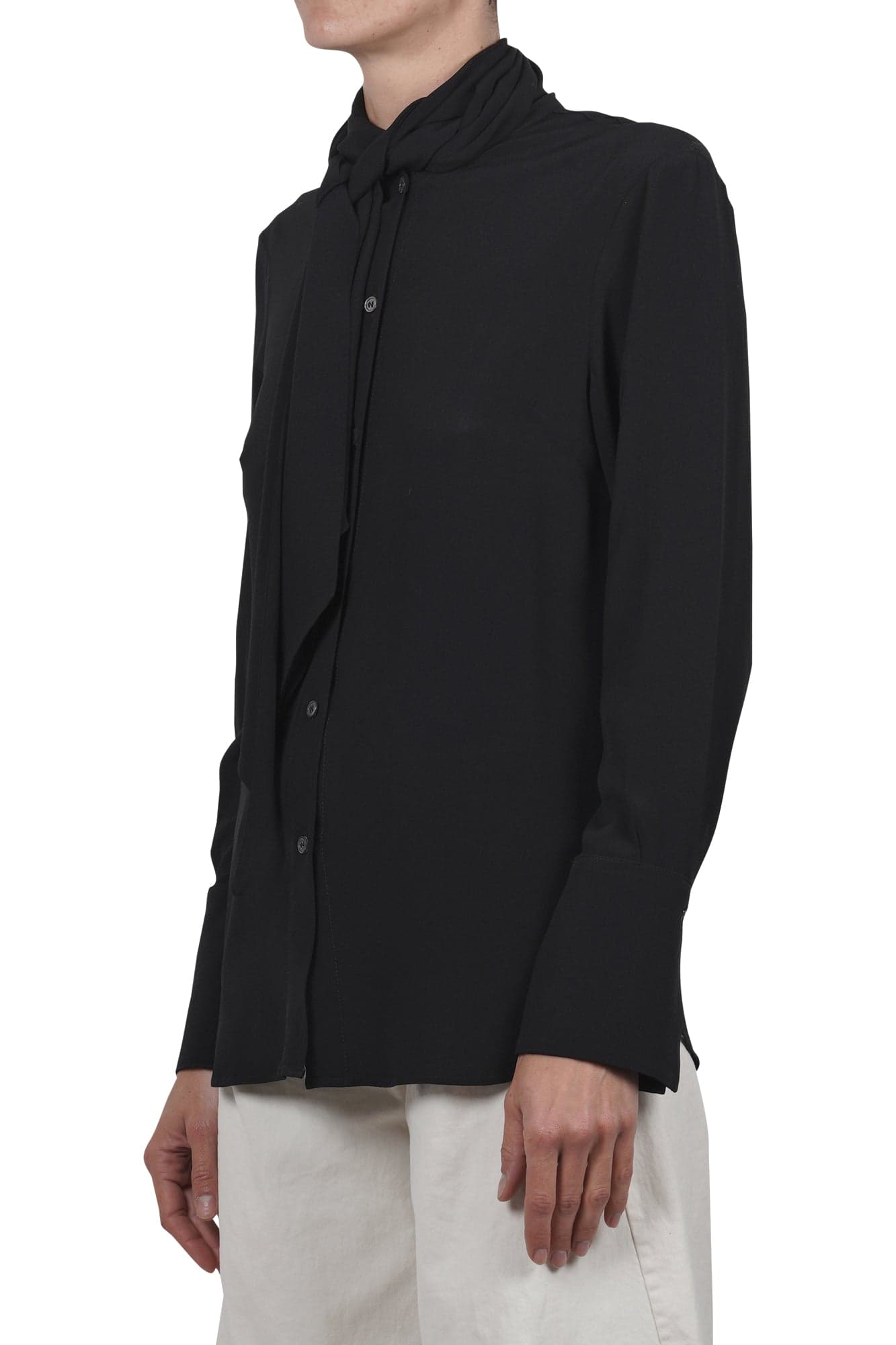 GRIFONI Grifoni - Camicia - 461275 - Nero da donna in Bluse e camicie Drestige - Casamassima, commercioVirtuoso.it
