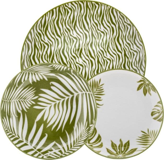 Servizio Tavola 18 pezzi Evviva 4796 – Collezione Panama Verde in Servizi di piatti The King Luxury - San Marcellino, commercioVirtuoso.it
