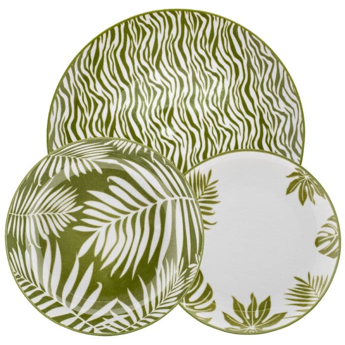 Servizio Tavola 18 pezzi Evviva 4796 – Collezione Panama Verde in Servizi di piatti The King Luxury - San Marcellino, commercioVirtuoso.it
