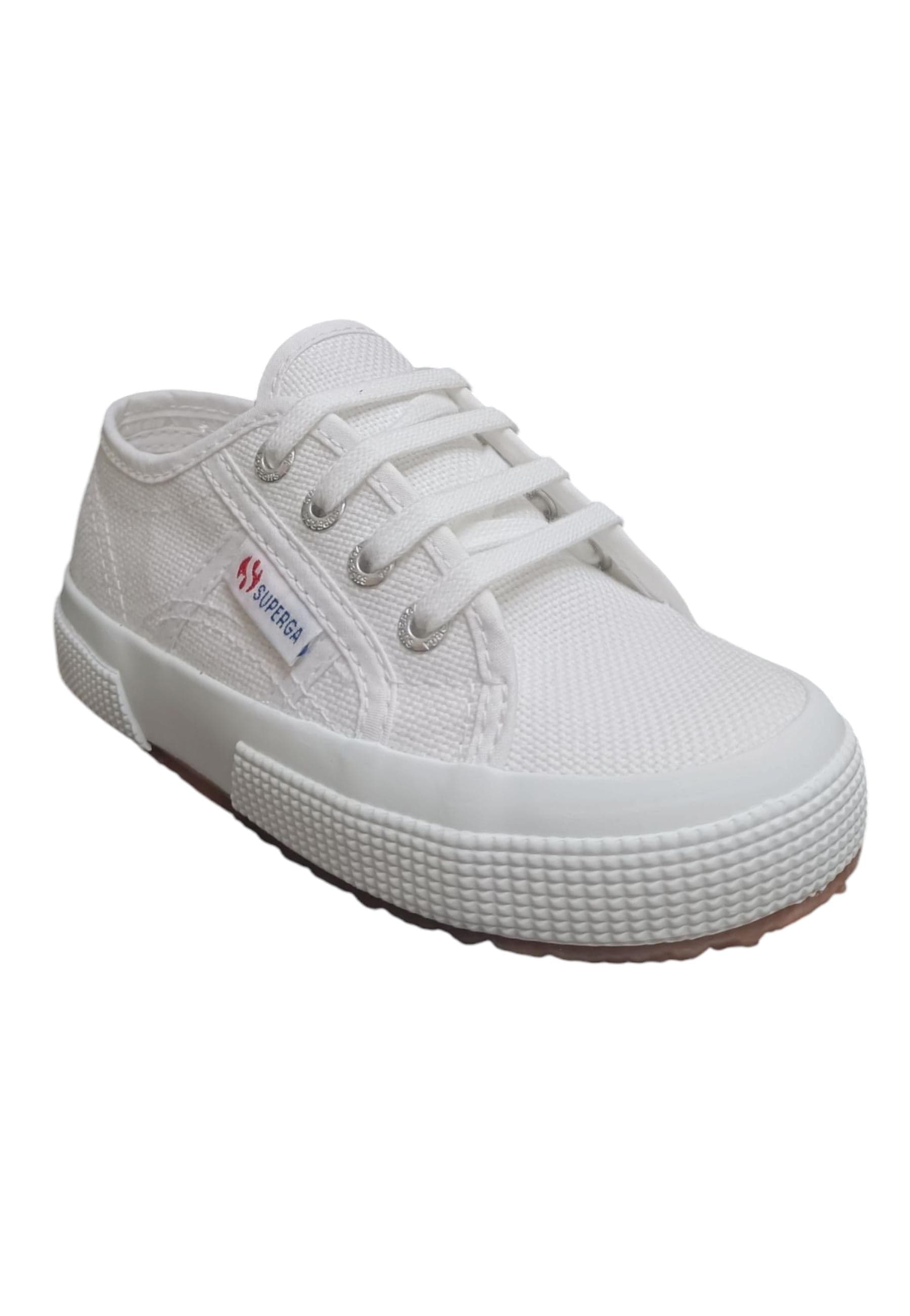 Scarpe snekears Bambini e ragazzi SUPERGA COTU CLASSIC  bianco-bianco laccio in Ballerine Scarpetteria Gica - Trani, commercioVirtuoso.it