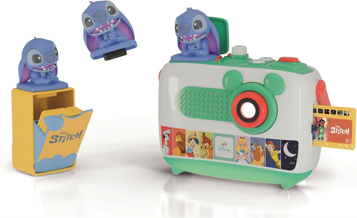 CLEMENTONI Disney Proiettore Raccontastorie Plus + Cartuccia Proiettore Stitch - Storyteller Disney, Proiettore Storie Bambini Italiano, Cantastorie Con Proiezione, Educativo Elettronico Parlante, con estensione per storie di Stitch, 17507 + 17584 in Cubi e piramidi componibili Sanitaria Gioia del Bimbo - Villa San Giovanni, commercioVirtuoso.it