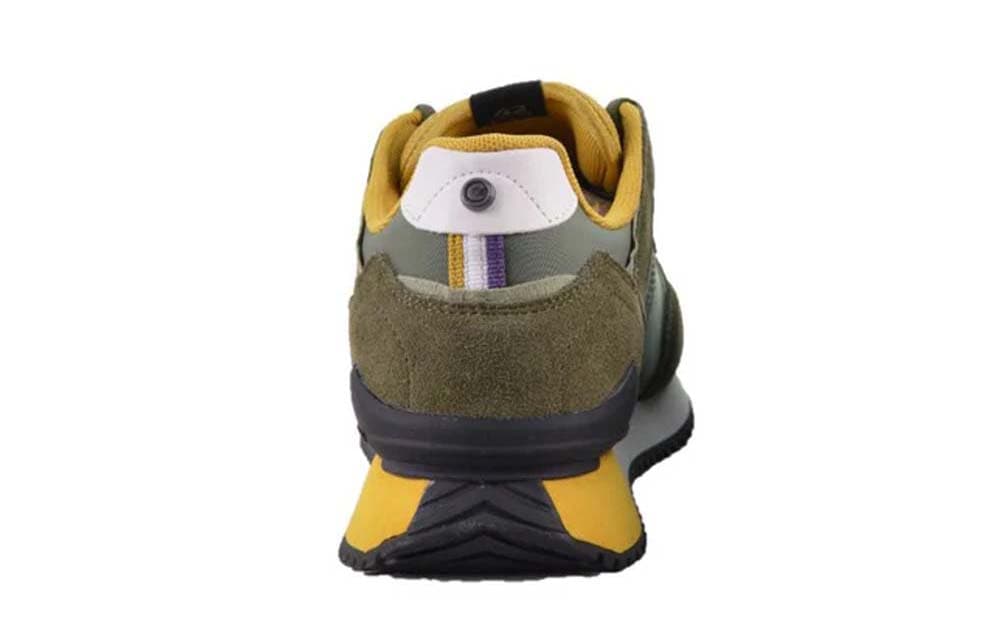 COLMAR Sneakers Uomo art. TRAVIS PLUS COLORS 011 in tessuto/suede Military Green-Ochre-Purple in Sneaker casual Bilello Shop - San Giovanni in Fiore, commercioVirtuoso.it