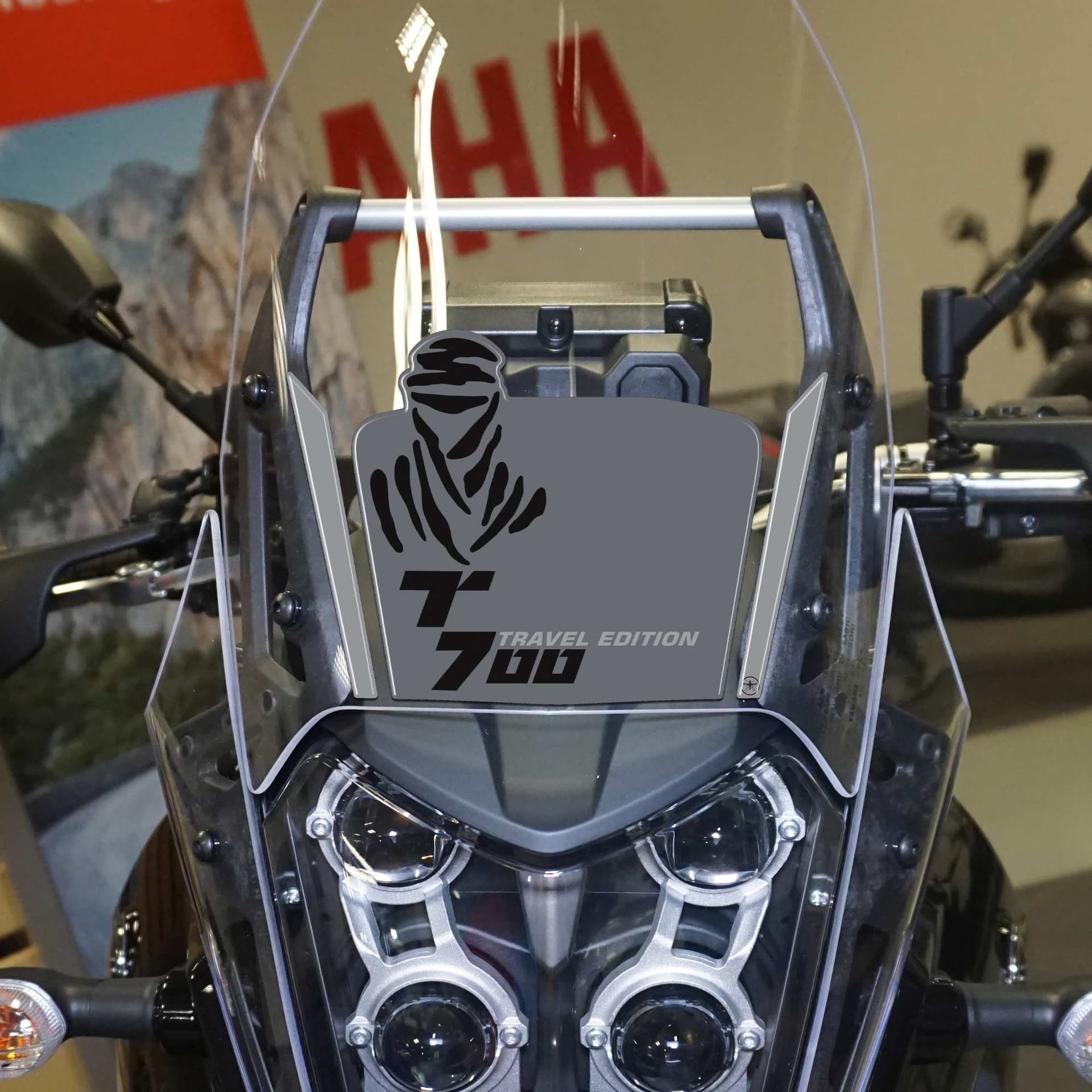 Adesivo resina gel 3D Protezione Cupolino compatibile con Yamaha Tenere 700 2022 in Decalcomanie adesivi e magneti LabelBike - Bibbiano, commercioVirtuoso.it