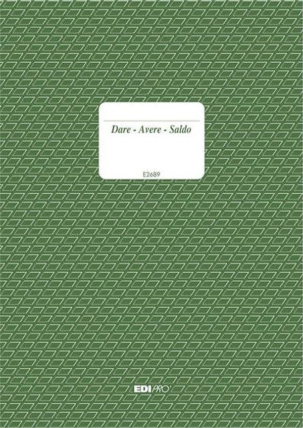 REGISTRO DARE/AVERE/SALDO 24X17 100PAG. E2689