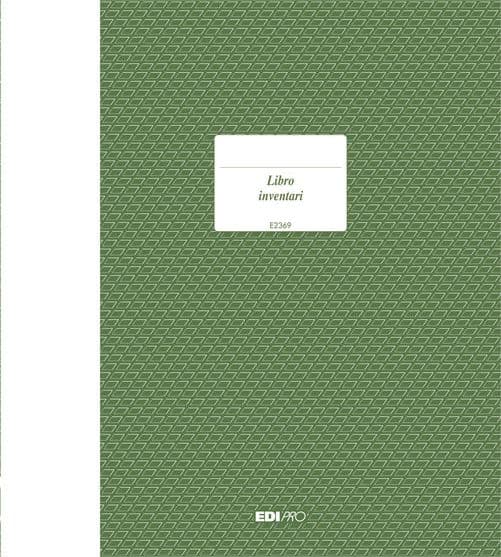 REGISTRO LIBRO INVENTARI 31X24,5 92PAG. E2369