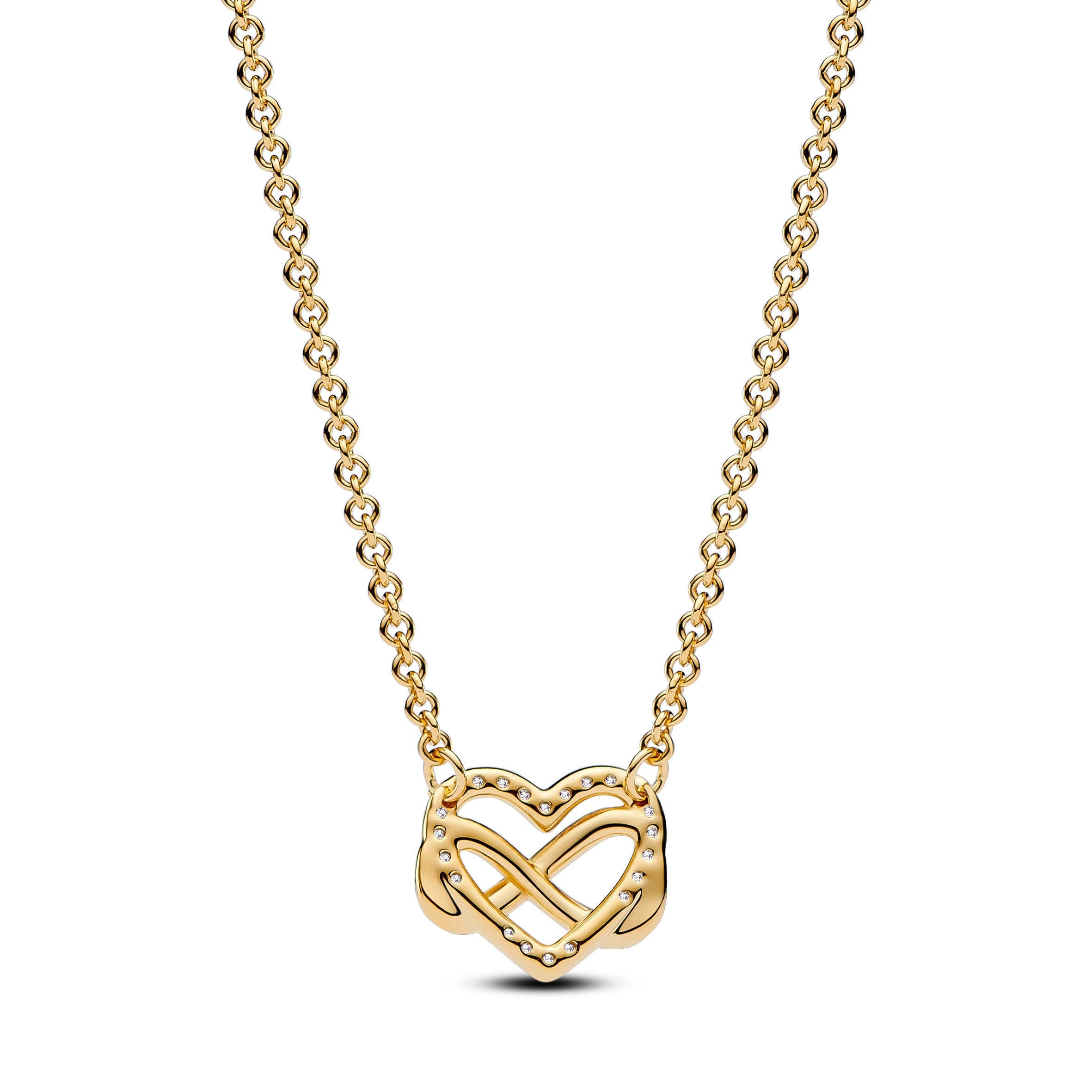 Pandora - Collana Cuore Infinito Pietre Luminose in Collane Alba Gioielli - Casoria, commercioVirtuoso.it