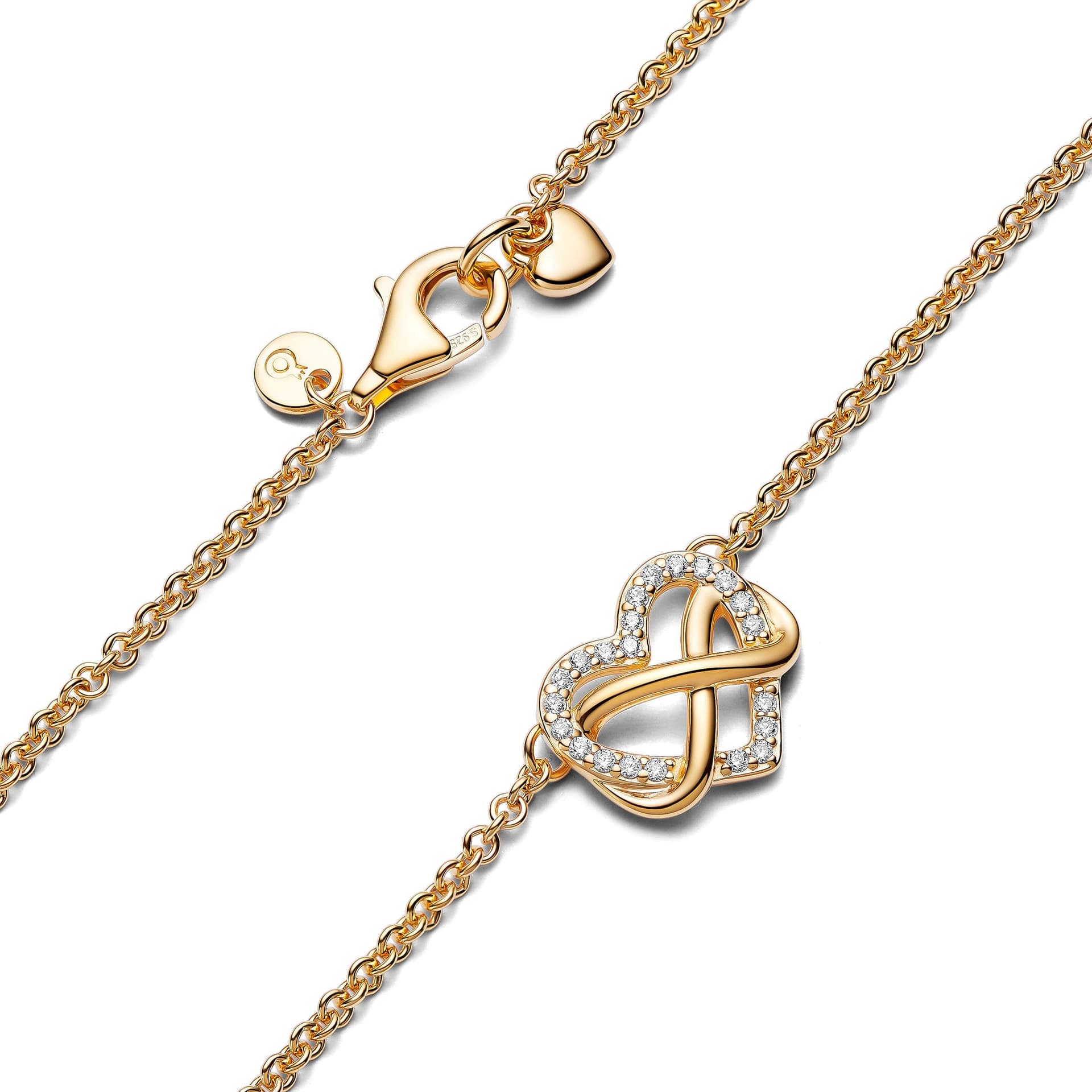 Pandora - Collana Cuore Infinito Pietre Luminose in Collane Alba Gioielli - Casoria, commercioVirtuoso.it