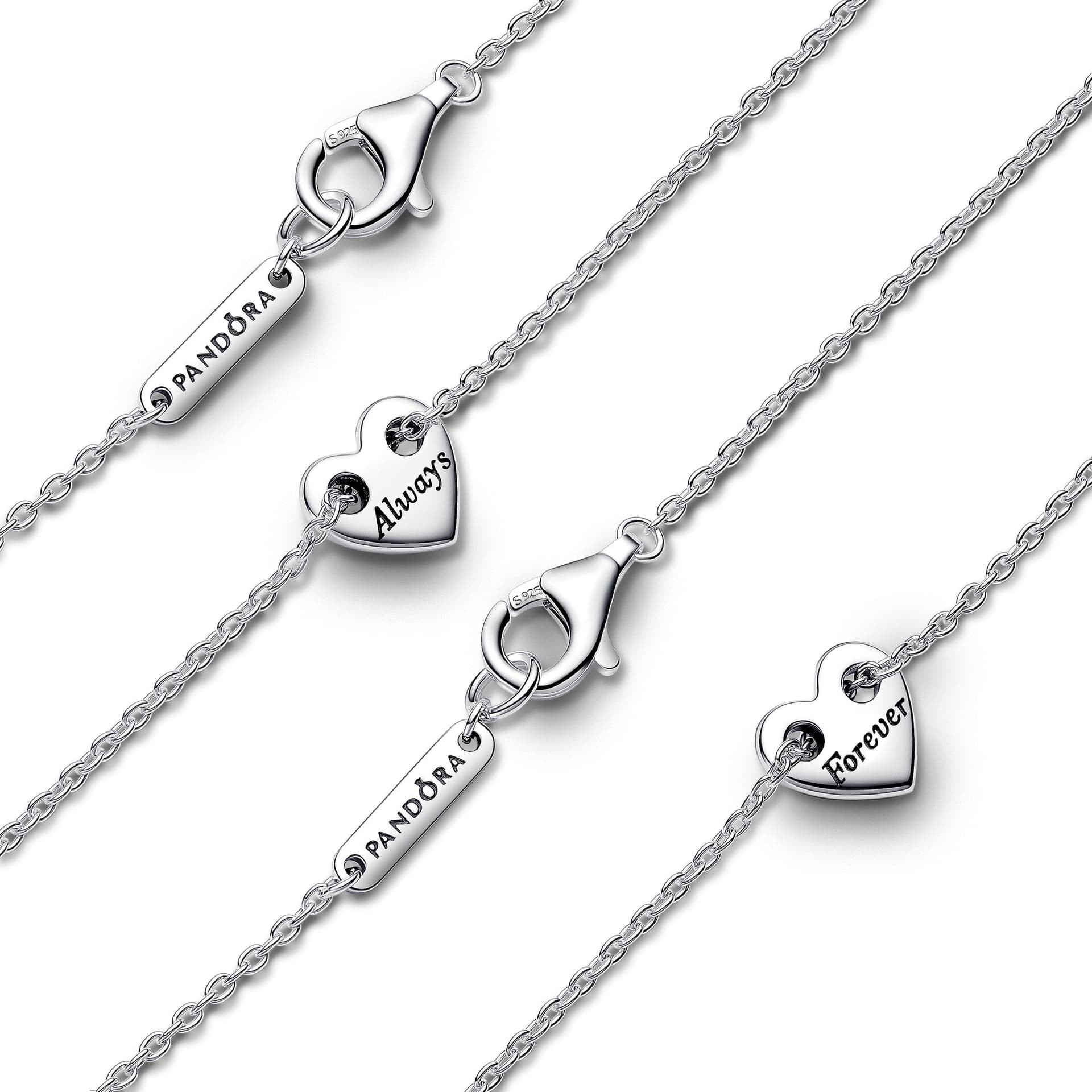 Pandora - Collana Cuori Divisibile in Collane Alba Gioielli - Casoria, commercioVirtuoso.it