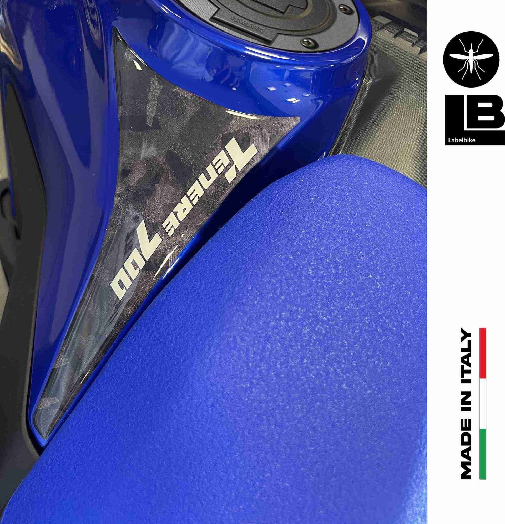 Due Adesivi 3D Paraserbatoio moto compatibili con Yamaha Tenere 700 World Raid in Decalcomanie adesivi e magneti LabelBike - Bibbiano, commercioVirtuoso.it