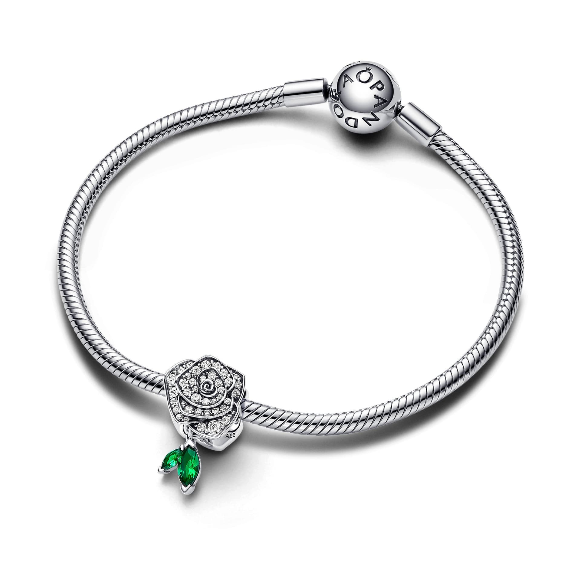 Pandora - Charm Rosa Scintillante in Bead Charm Alba Gioielli - Casoria, commercioVirtuoso.it