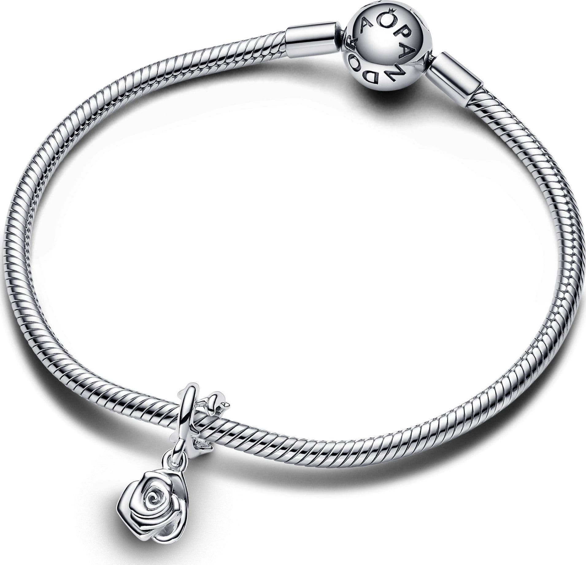 Pandora - Charm Pendente Rosa in Bead Charm Alba Gioielli - Casoria, commercioVirtuoso.it