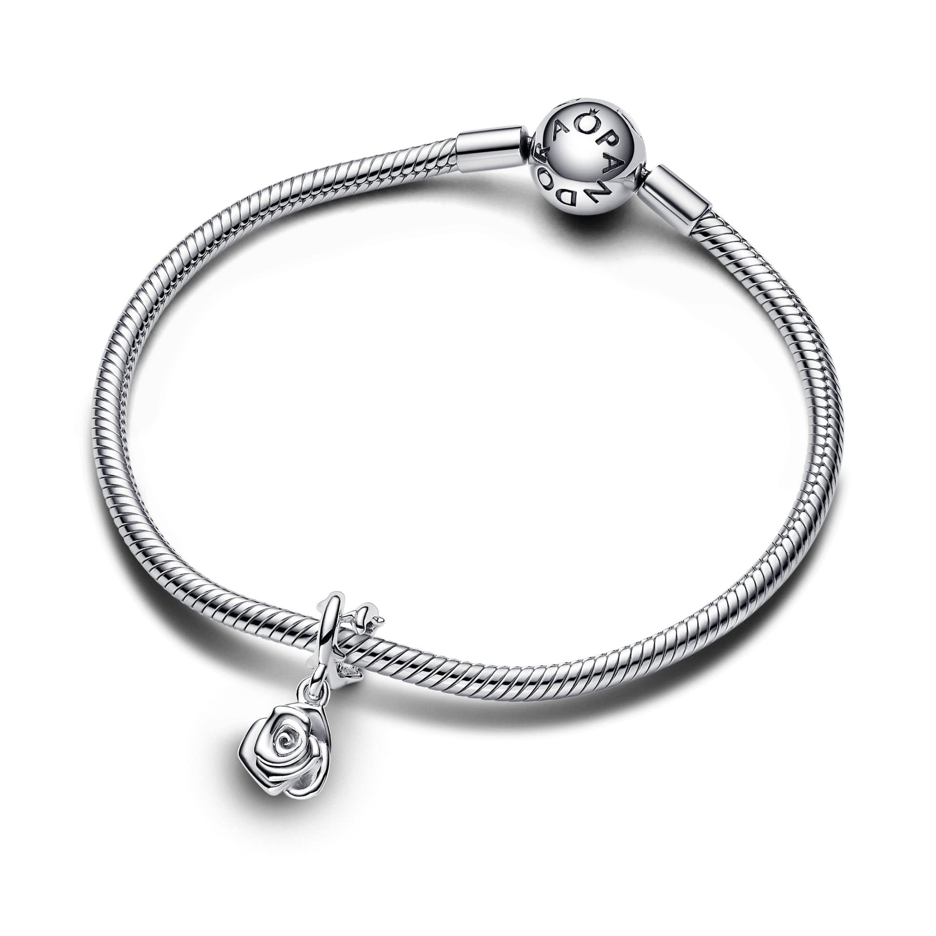 Pandora - Charm Pendente Rosa in Bead Charm Alba Gioielli - Casoria, commercioVirtuoso.it