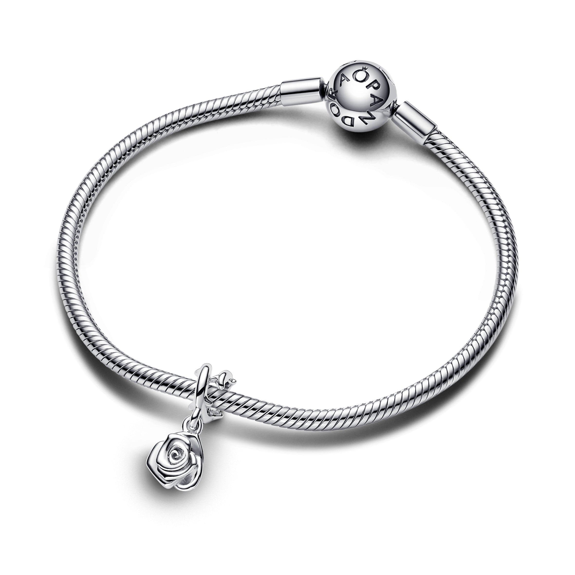 Pandora - Charm Pendente Rosa in Bead Charm Alba Gioielli - Casoria, commercioVirtuoso.it