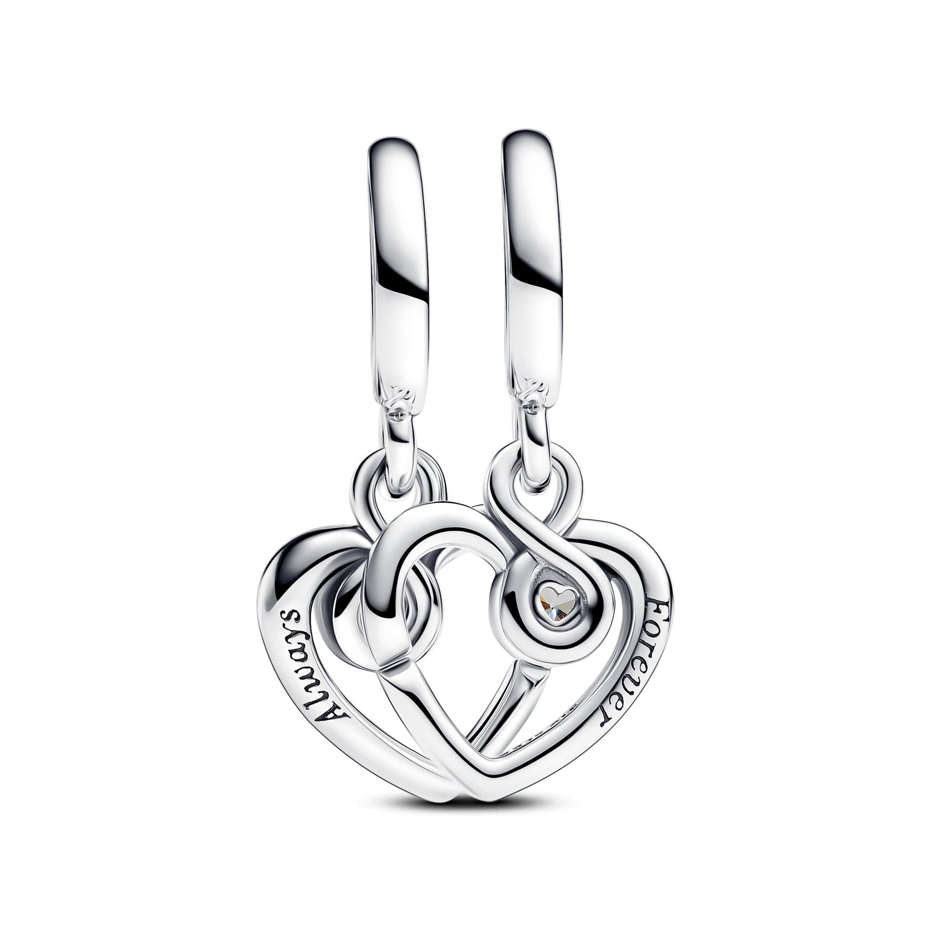 Pandora - Charm Pendente “Forever & Always” Divisibile in Bead Charm Alba Gioielli - Casoria, commercioVirtuoso.it