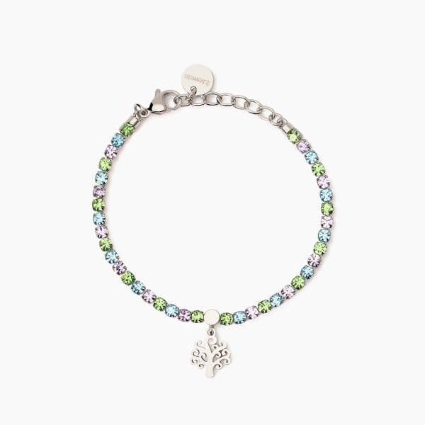 2Jewels - Bracciale in acciaio 316L cristalli in Bracciali Alba Gioielli - Casoria, commercioVirtuoso.it