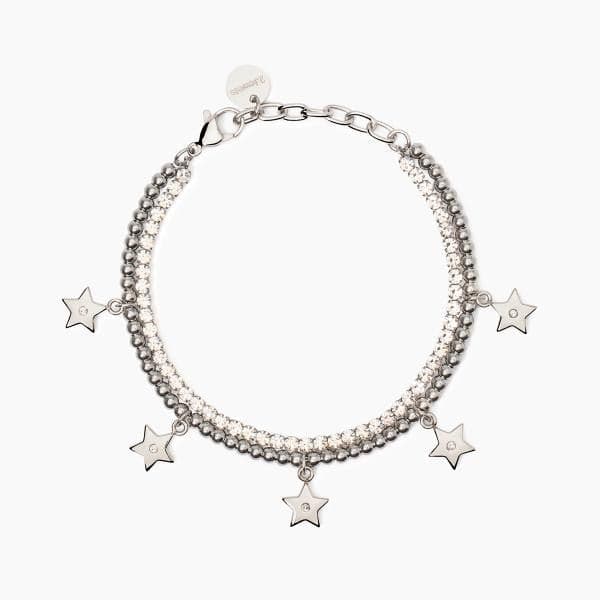 2Jewels - Bracciale in acciaio 316L cristalli in Bracciali Alba Gioielli - Casoria, commercioVirtuoso.it