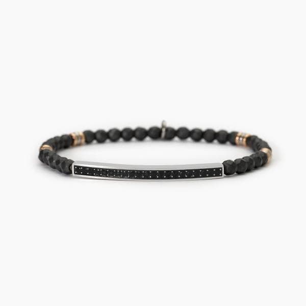 2Jewels - Bracciale in acciaio 316L PVD rosa ematite cristallo in Bracciali Alba Gioielli - Casoria, commercioVirtuoso.it