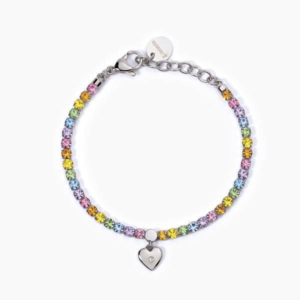 2Jewels - Bracciale in acciaio 316L cristalli in Bracciali Alba Gioielli - Casoria, commercioVirtuoso.it