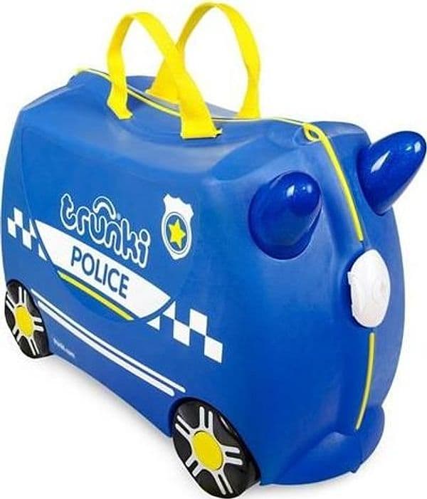 Valigia trunki police car blu tr0323-gb