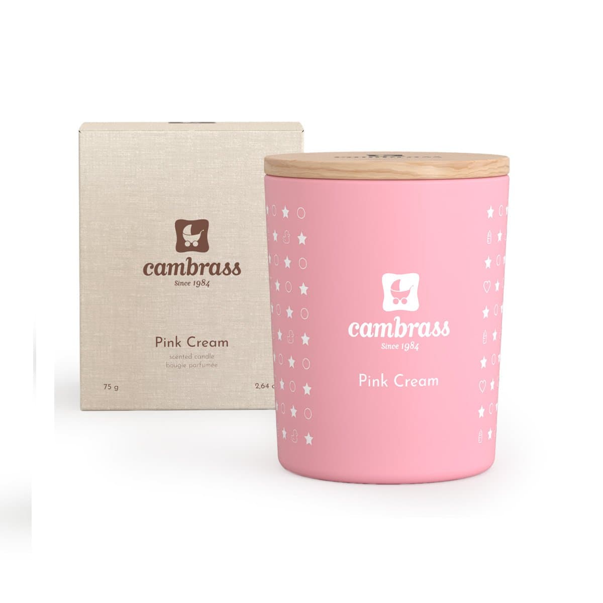 Candela Profumata 10 Cl Star Pink Cream 5.5X5.5X6.5 Cm in Candele in vasetto La Casa Del Bebè - Napoli, commercioVirtuoso.it