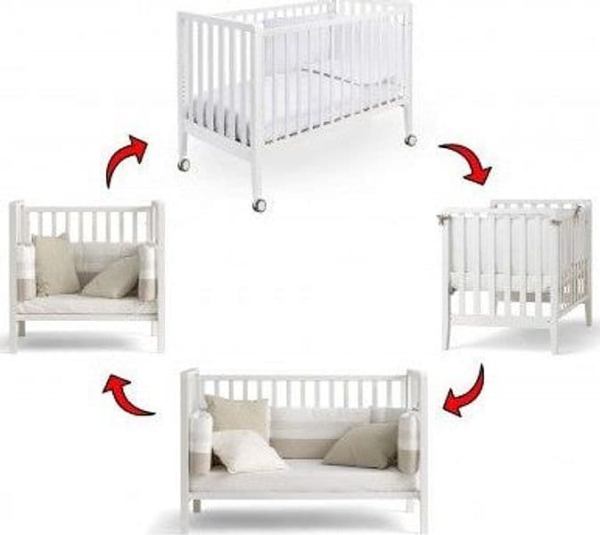 Pali - Lettino Evolutivo Co-Sleeping Win Bianco 6 in 1 in Lettini con sbarre Centro Bimbo - Siderno, commercioVirtuoso.it