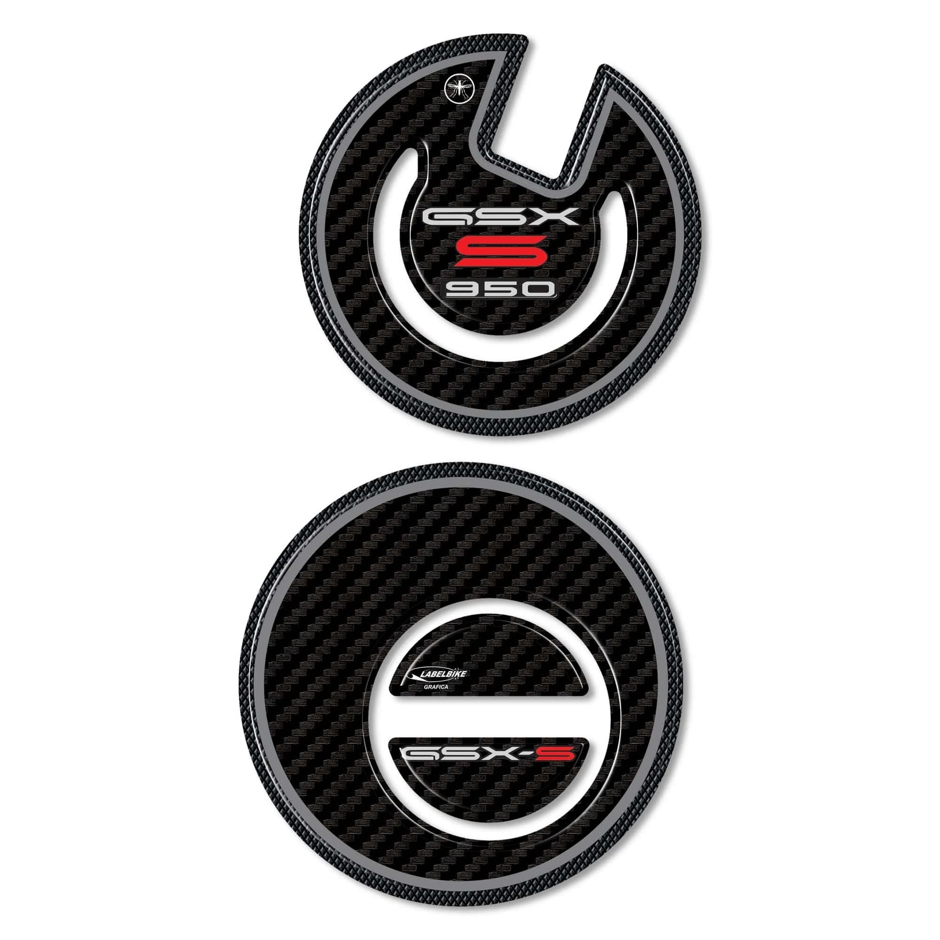 Kit Adesivi 3D Protezioni Carter compatibili con moto Suzuki GSX-S 950 dal 2021 in Decalcomanie adesivi e magneti LabelBike - Bibbiano, commercioVirtuoso.it