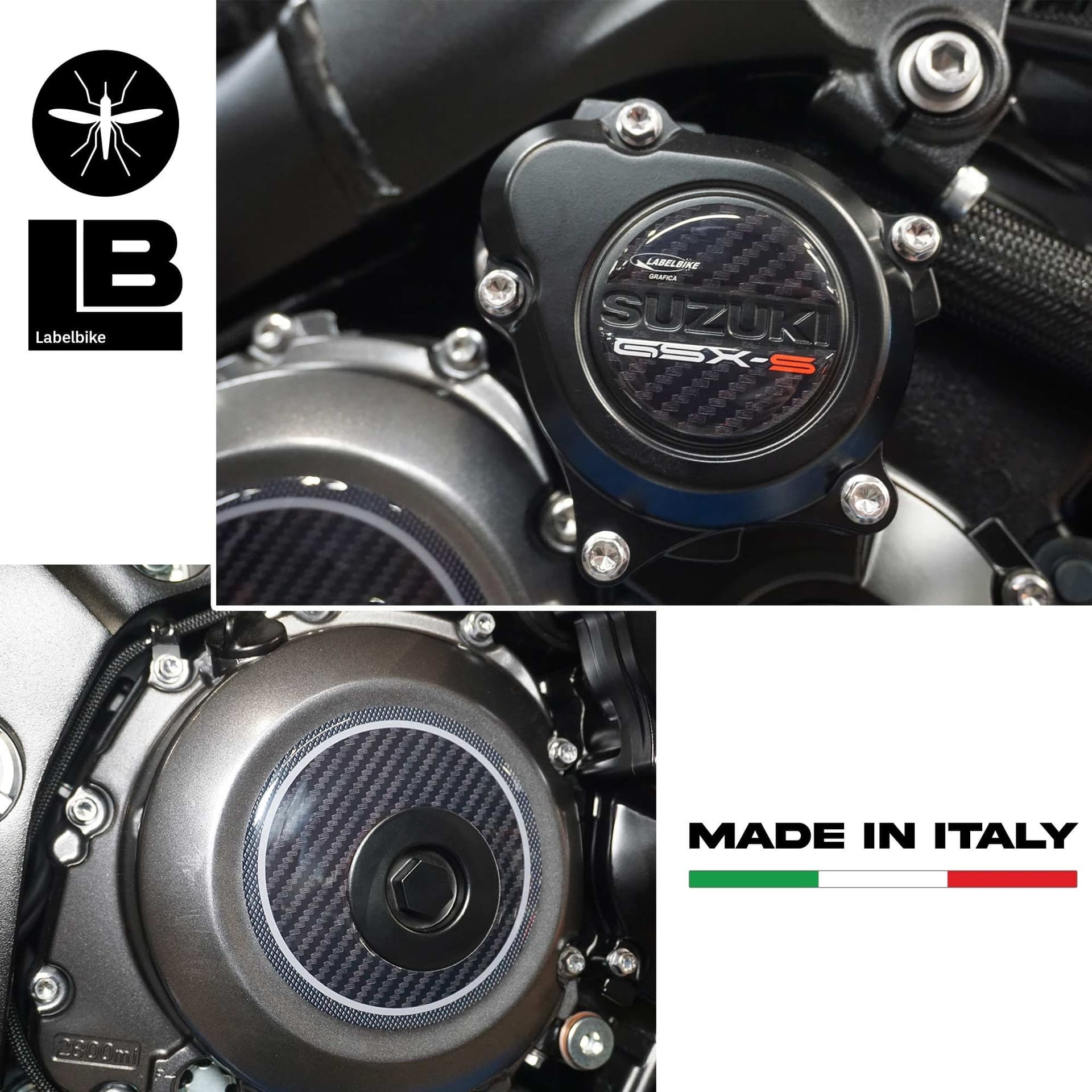 Kit Adesivi 3D Protezioni Carter compatibili con moto Suzuki GSX-S 950 dal 2021 in Decalcomanie adesivi e magneti LabelBike - Bibbiano, commercioVirtuoso.it