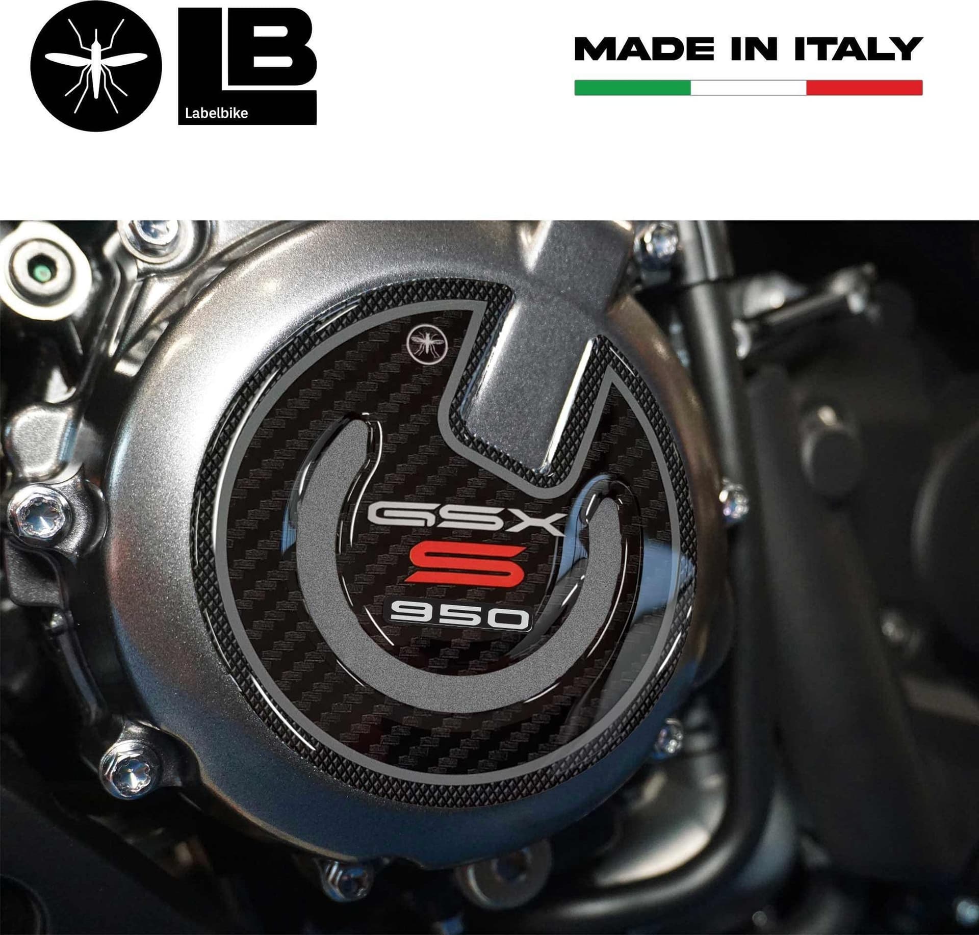 Kit Adesivi 3D Protezioni Carter compatibili con moto Suzuki GSX-S 950 dal 2021 in Decalcomanie adesivi e magneti LabelBike - Bibbiano, commercioVirtuoso.it