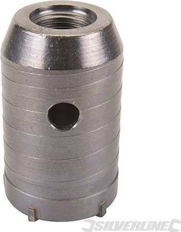 Fresa carotatrice a tazza per muri in TCT e acciaio robusto Silverline 595769 – 45 mm – grigio