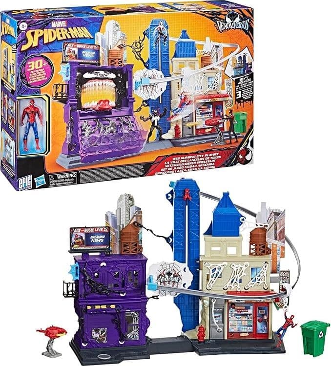 Hasbro - Spiderman Venomversus Ultimate Webcity Oscillando in Città in Personaggi d'azione Centro Bimbo - Siderno, commercioVirtuoso.it